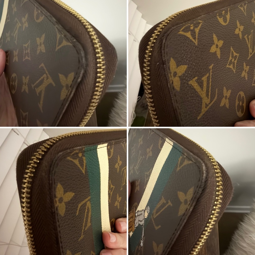 Louis Vuitton Groom Trunks Zippy Organizer Monogram Illustre Limited Edition - Picture 3 of 15